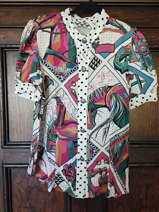 Double D Ranch Tops - Double D Ranch Blouse Nwt